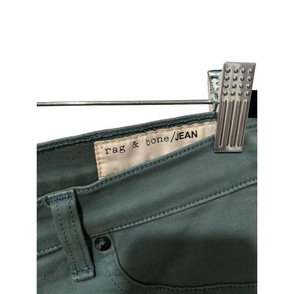 Rag and Bone Atlantic Blu Teal Green Jegging Pants Size 29 Stretch - Picture 4 of 14